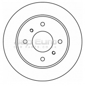 Brake Disc - Rear Nissan Almera N16 YD22DT 2.2 HATCHBACK S, SE SPORT+ 2000-2006 