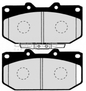 Brake Pad Set - Front Subaru Impreza 4WD G10 EJ20E 2.0i SPORT GL 5Dr ATM 1996-2000 