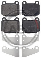 Rear Brake Pad Set Subaru Impreza 4WD G11 EJ207 2.0 WRX Sti 4WD TURBO DOHC TYPE UK / PRODRIVE 2002 -2007 