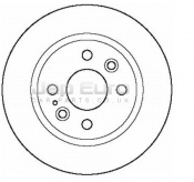 Brake Disc - Rear Mazda 323  B6 1.6 GLXi 4Dr ATM 1991 -1994 