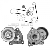 Auxiliary Fan Belt Tensioner Idler Pulley Nissan PRESAGE  QR25DE 2.5 4WD 2003-2009 