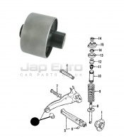 Arm Bushing For Lateral Control Arm Mitsubishi Carisma  F8QT 1.9 Turbo D GL,GLX 5dr 1997-2001 