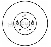 Brake Disc - Rear Honda Accord CN, CL K24A3 2.4i VTEC 2003-2008 