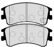 Brake Pad Set - Front Mazda 6  LF 2.0 TS, TS2 DOHC ATM 4dr 2002-2007 