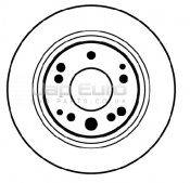 Brake Disc - Rear Honda Elysion  J35A 3.5 i-VTEC 2004-2010 