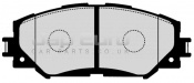 Brake Pad Set - Front Toyota Auris  1NR-FE 1.33 Dual VVTI 2008-2012 