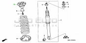 Rear Upper Rubber Spring Mounting