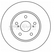 Front Brake Disc - 296mm