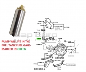 Fuel Pump In Tank Toyota Avensis  T270 1WW 1.6 D-4D Business Edition (Sal, Est) 2015-2019 