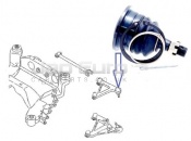 Ball Joint Rear Upper Arm Nissan Serena C23 SR20DE 2.0i SGX 4Dr (I.R.S) 1993 -2001 