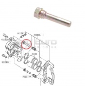 Front Top Caliper Pin Slide Nissan Serena C25 QR25DE 2.5i 2006-2010 