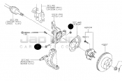 Front Lower Arm Ball Joint Pinch Bolt