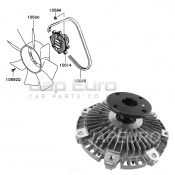 Viscous Fan Coupling Mitsubishi L 200  4G63 2.0i 1996-2005 