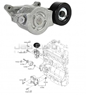 Fan Belt Tensioner Idler Pulley