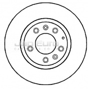 Brake Disc - Front Mazda MX5   LF-VE 2.0i SPORT 16v DOHC RWD 5/6 SPEED 2005  