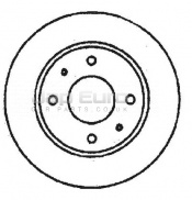 Brake Disc - Front Nissan Primera P11 GA16DE 1.6i GX, Si SLX 5Dr 1996 -/2000 