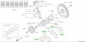 Bearing Crankshaft Set Nissan Elgrand E51 VQ35DE 3.5i V6 2002-2004 