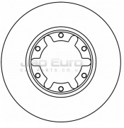 Brake Disc - Front Nissan Patrol  ZD30DDTi 3.0 TDi, SE, SE+ 2000 -2009 