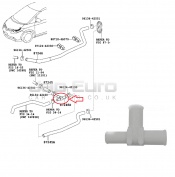 Heater Hose Pipe 3 Way T Shape Connector