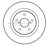 Brake Disc - Front Toyota RAV4   3SFE 2.0i  Import 1994-2000 