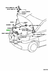 Bonnet Hood Lock Control Opening Cable
