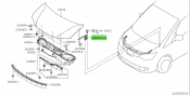 Bonnet Hood Hinges - Left
