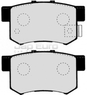 Brake Pad Set - Rear Honda Legend KA C35A2 3.5i V6 2Dr ATM 1996-2004 