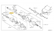 Inner CV Driveshaft Joint - Left