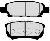 Brake Pad Set - Rear Mitsubishi Outlander  CU5W 2.4 4WD 5 Dr Equippe,Sport,Sport SE 2003-2006 