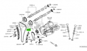 Guide-chain,tension Side Nissan Serena C26 MR20DD 2.0i 2012-2019 
