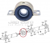 Center Bearing Support Toyota Hilux  2KDFTV 2.5 D-4D 4x4 (Turbo Diesel) 2001-2005 