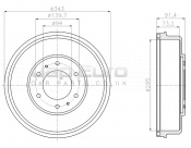 Brake Drum - Rear