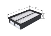 Car Air Filter Nissan Lafesta  MR20DE 2.0i 2004-2012 
