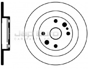 Brake Disc - Rear Mazda MX3  B6 1.6i COUPE SOHC AT 1991-1994 