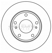 Brake Disc - Front Nissan Serena C23 LD23 2.3 D GX, SLX, 4Dr 1994 -2001 