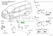 Front Right Wheel Abs Speed Sensor Toyota Noah / Voxy / Esquire ZRR80+ 2ZRFXE 1.8i 2014-2021 