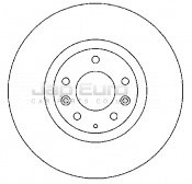 Brake Disc - Front Mazda 6  L3T 2.3 MPS Turbo 4WD Saloon 16v DOHC 2002-2007 