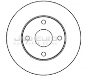 Brake Disc - Front Mazda 323  Z5 1.5i GLX, GXi 3Dr 1994 -1998 