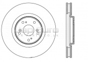 Brake Disc - Front Honda Accord CU K24Z 2.4 SAL. TOURER 2008-2014 