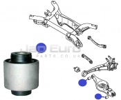 Raer Lower Track Control Arm Rod Bush Mitsubishi Outlander  4HN1 2.2 Di-D 4WD 16v DOHC 2008 