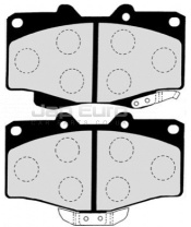 Brake Pad Set - Front Toyota Landcruiser   1KD-FTV COLORADO 3.0 GX/FX D-4D  2001-2003 