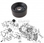 Idler Pulley Roller Honda Accord CU K24Z 2.4 SAL. TOURER 2008-2014 