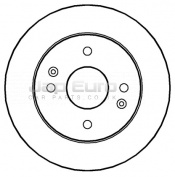 Brake Disc - Rear Honda Accord CH, CG,  CF F20B6 2.0I VTEC 1999-2003 