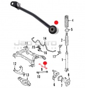 Rear Upper Lateral Control Rod Nissan Fairlady Z33 VQ35DE 3.5i (Jap Import) 2002 -2008 