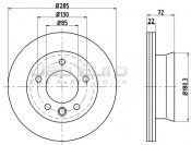 Brake Disc - Rear