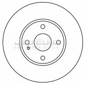 Brake Disc - Front Mazda MX5  B6 1.6i 1998 -2005 