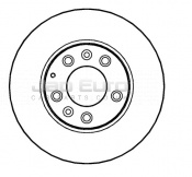 Brake Disc - Rear Mazda 6  B2 2.2 MRZ-CD 5Dr HATCHBACK 2009-2013 