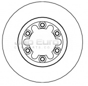 Brake Disc - Front Mazda B SERIES  WL-T 2.5 PICK UP 2WD 1999 -2006 