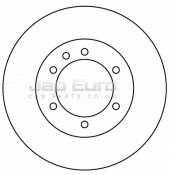 Brake Disc - Rear Nissan Patrol  RD28T 2.8 TD SLX, SE 5Dr 1996-1996 