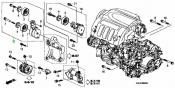 Fan Belt Tensioner  Honda Elysion  J35A 3.5 i-VTEC 2007-2013 